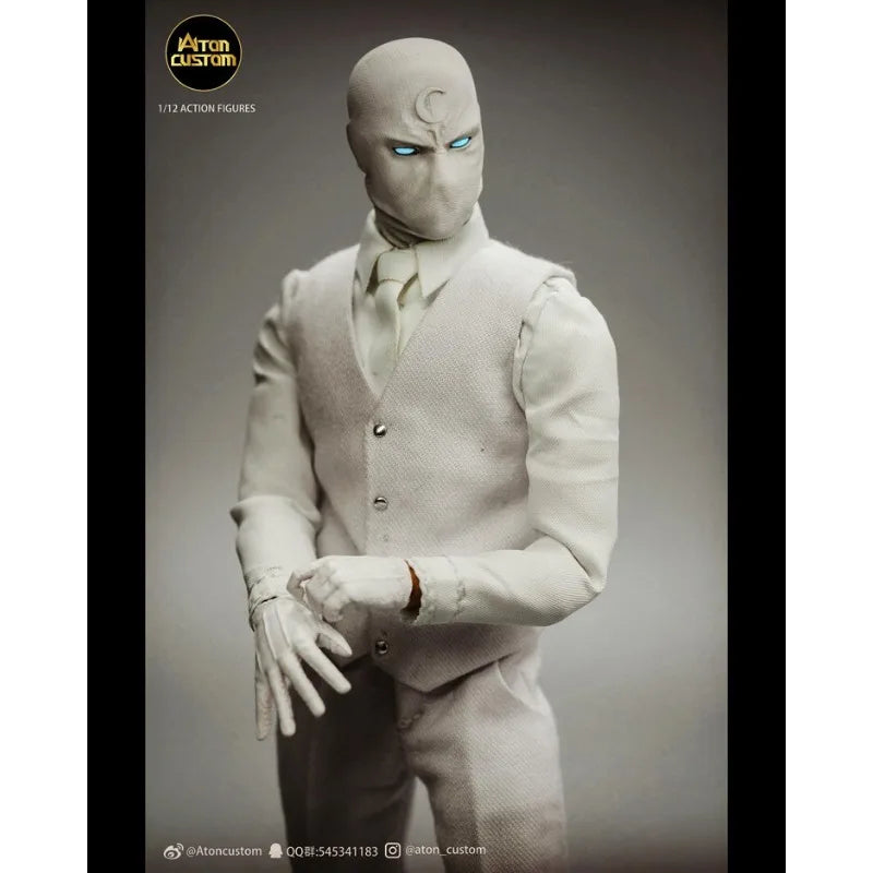Aton Custom Original 1/12 Finished Product Movable Exquisite Figurine Moonlight Knight Anime Toys Model Festival Gift for Boys