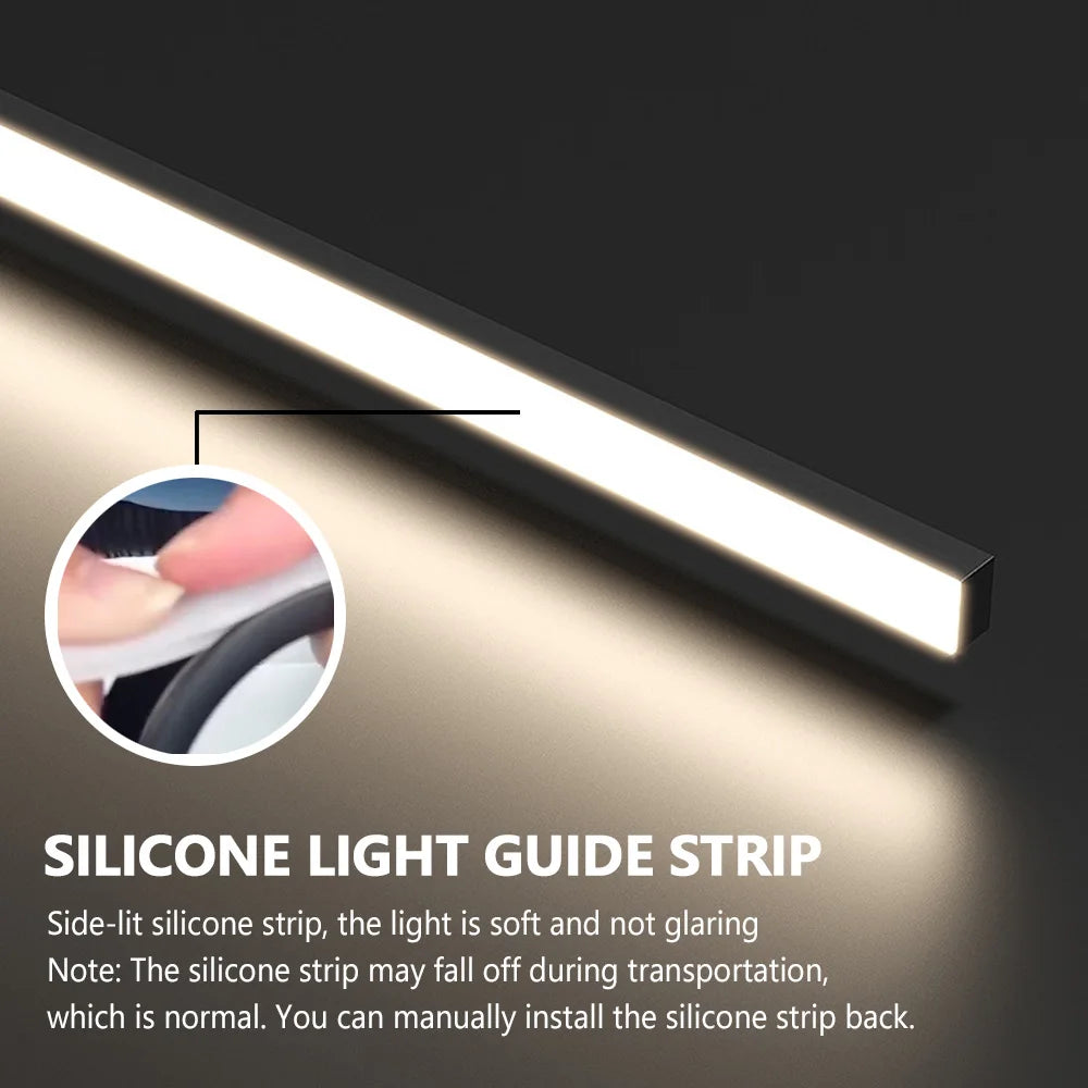 Modern LED Ceiling Light Long Aluminum Double Line Creative Design Ceiling Light Indoor Lighting Fixtures For Corridors Balconie