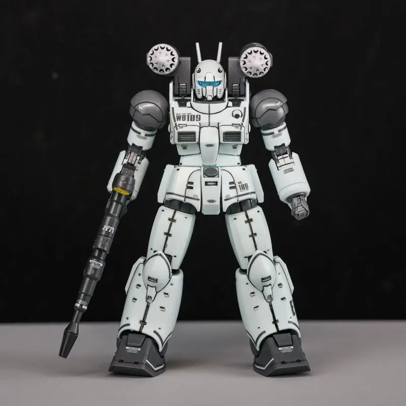 Guncannon From Cucuruz Doan's Island HG1/144 Laser Cannon Blue And White Colors Assembly Model Kit Action Figures Kids Toy Gift