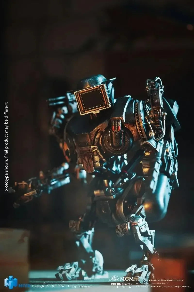 Hiya Toys ROBOCOP 2: Battle Damage RoboCain 1:18 Scale 5 Inch Action Figure Anime Model Toys for Boys Gifts Original Box