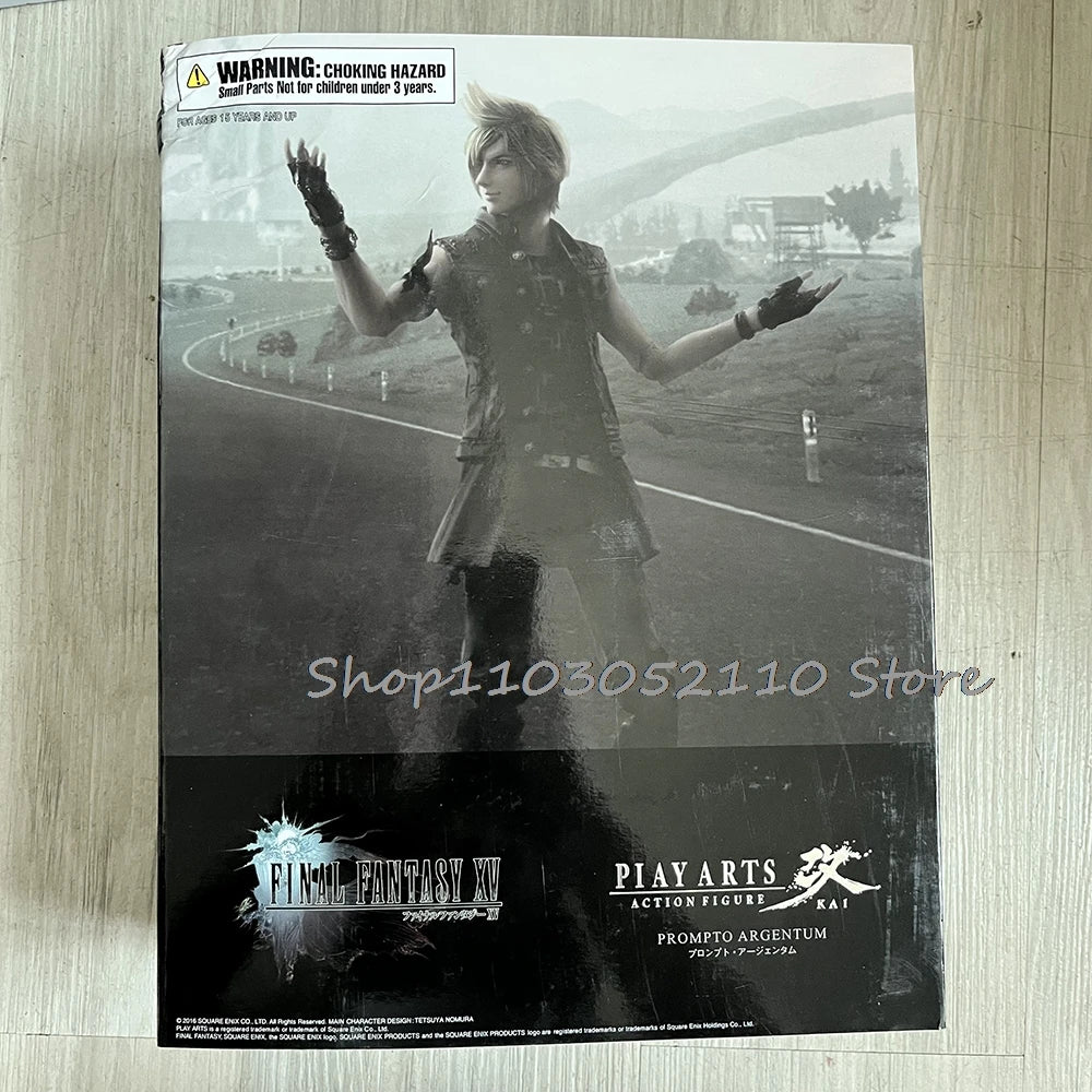 PLAY ARTS Figure Prompto Argentum Action Figure Anime Model Toy Joint Movable Decoration Collection Doll Christmas Gift