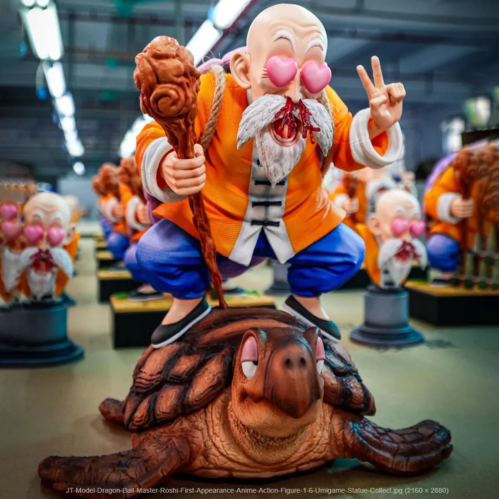 Jt Statue Dragon Ball Z Kame Sennin Figur Meister Roshi Umigam Krillin Goku PVC Statue Actionfiguren Sammlung Modell Spielzeug Geschenk
