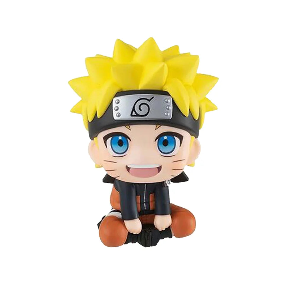 HOT Naruto Anime Figure Naruto Kakashi Action Figure Q Version Kawaii Sasuke Itachi Figurine Car Decoration Collection Model Toy