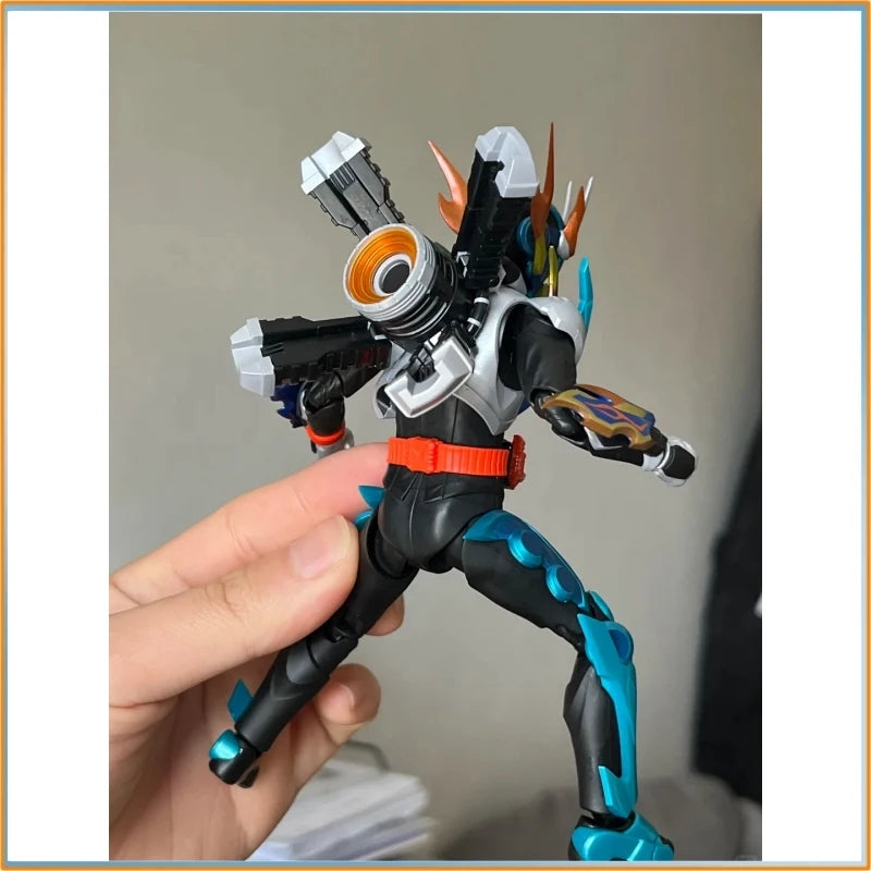 In Stock Bandai Shf Kamen Rider Fire Gotchard Steamhopper Articulated Action Figure Model Toy Gift