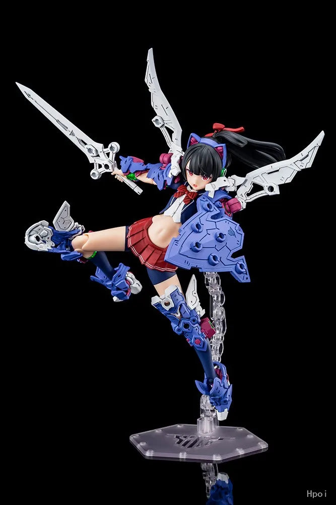 In Stock Original KOTOBUKIYA Megami Device BUSTER DOLL Knight 16cm Animation Cartoon Movable Assembled Figure Ornaments