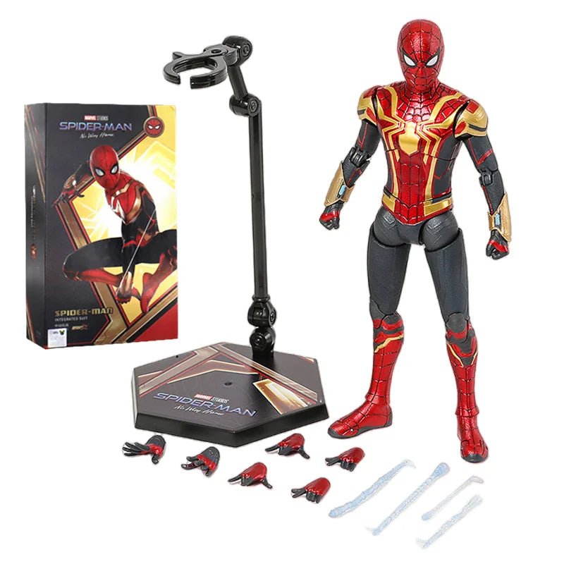ZD Toys Super War Big Time Spider-Man Actionfigur ML Avengers Infinity War Iron Spider 2.0 1/10 Spider-Man-Sammlungsspielzeug