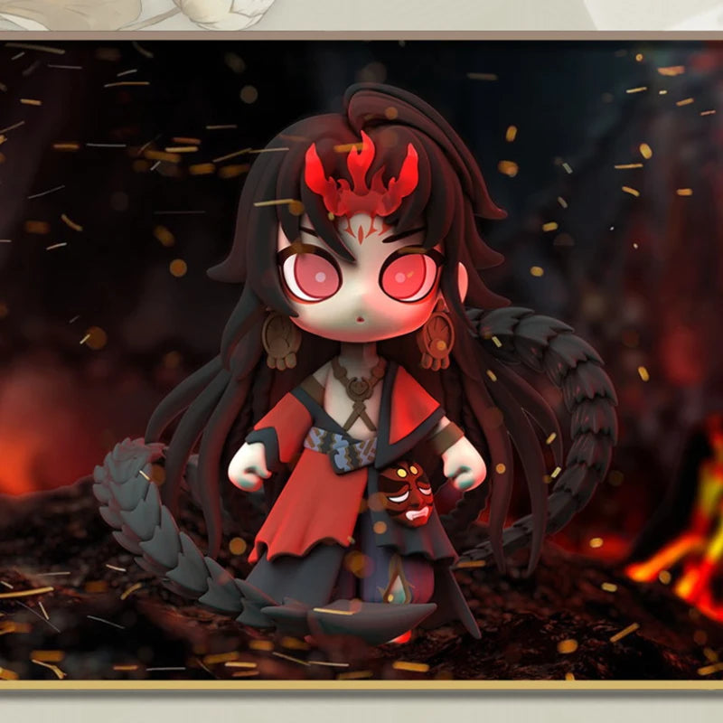 New Onmyoji Series 5 Blind Random Box Guess Bag Mystery Box Toys Anime Action Figure Desktop Ornaments Home Decor Dolls Gift