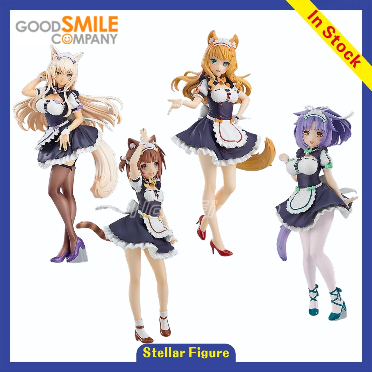 【SF】In Stock GSC POP UP PARADE NEKOPARA Maple Coconut Azuki Chinamon Figures Collection Gifts Anime