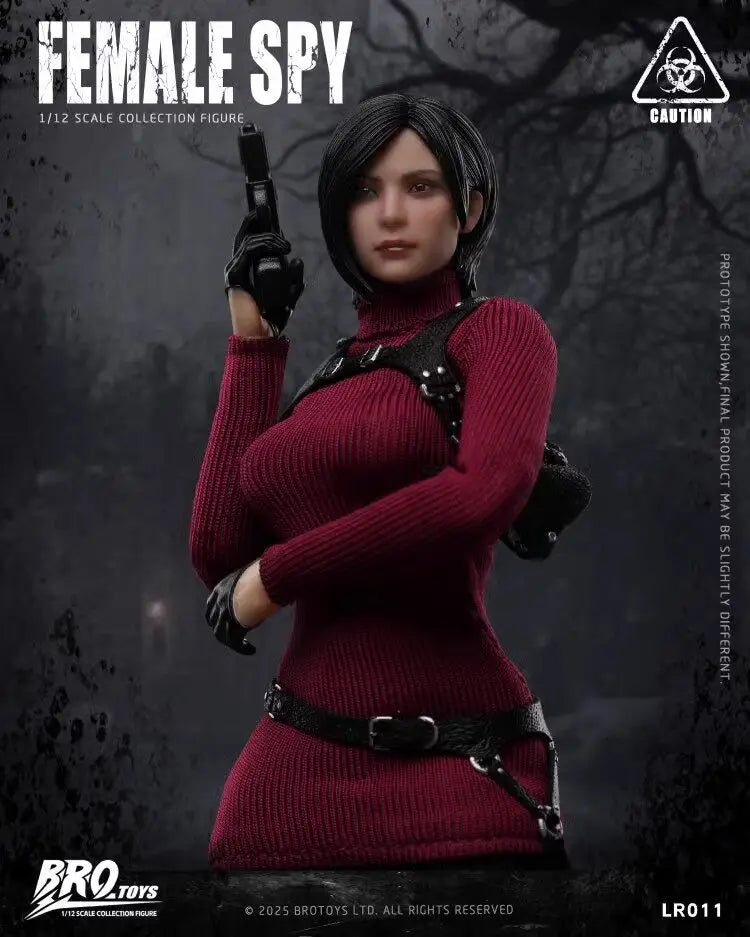 In Stock BROTOYS LR011 Ada Wong Model Toys 1/12 Scale Female Warrior Model Biohazard MISS WONG FEMALE SPY