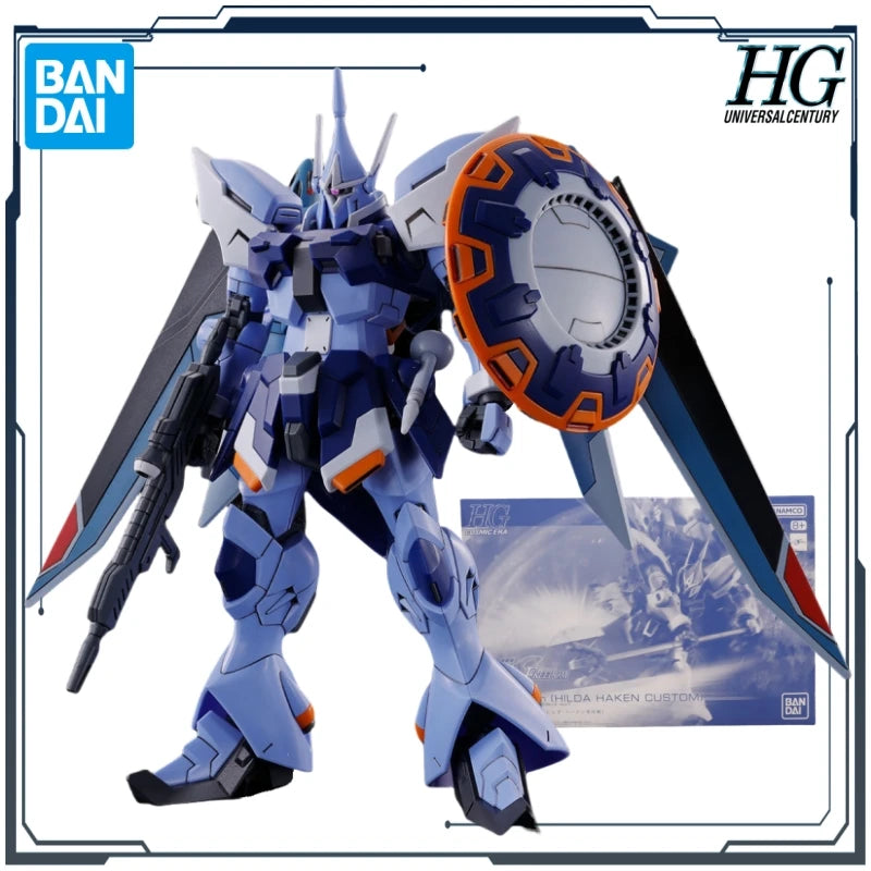 BANDAI Original HG Series ZGMF-2027/A GYAN Strom 1/144 Anime Figure Action Toys for Boys Gift Collectible Model Ornaments