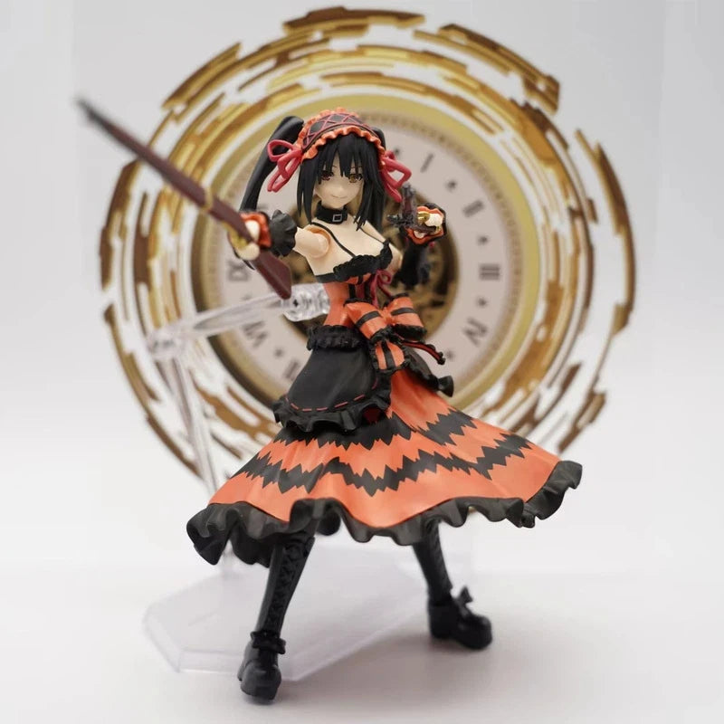 Figma Tokisaki Kurumi Anime Action Figure Date A Live Collectible Model Pvc Desktop Decoration Ornament For Adult Anime Fans
