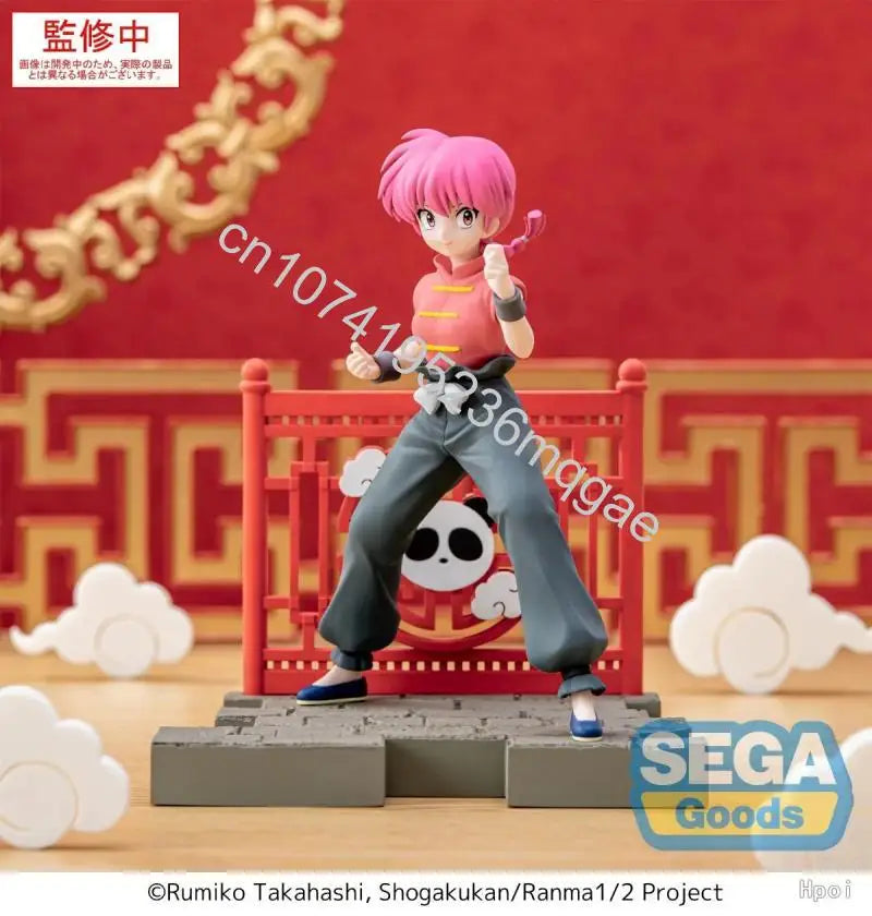 In Stock Ranma 1/2 Luminasta Tendou Akane Shampoo Ranma Figure Anime Model Toy Collection Desktop ornaments Gift Original