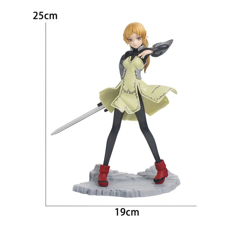 Anime Figure Elf Girl Uncle From Another World 25cm Pvc Model Statue Desktop Ornament Computer Case Decor For Anime Collectors