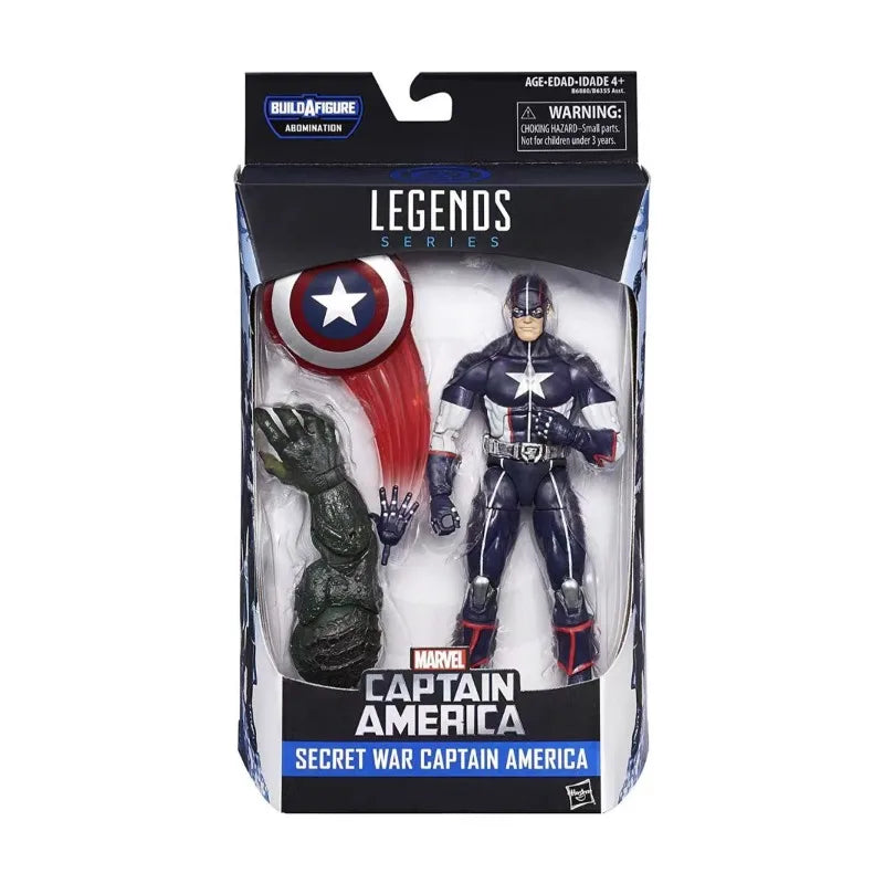 Original Hasbro Marvel Legends Series SECRET WAR CAPTAIN AMERICA Anime Figure Toy Collection Model