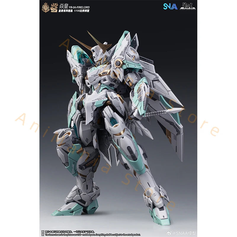 In Stock SNAA Fire Lord 1/100 Assembly Model Kit Paticle Awakening Armament YR-04 Toy Mecha Action Figurine Original Custom
