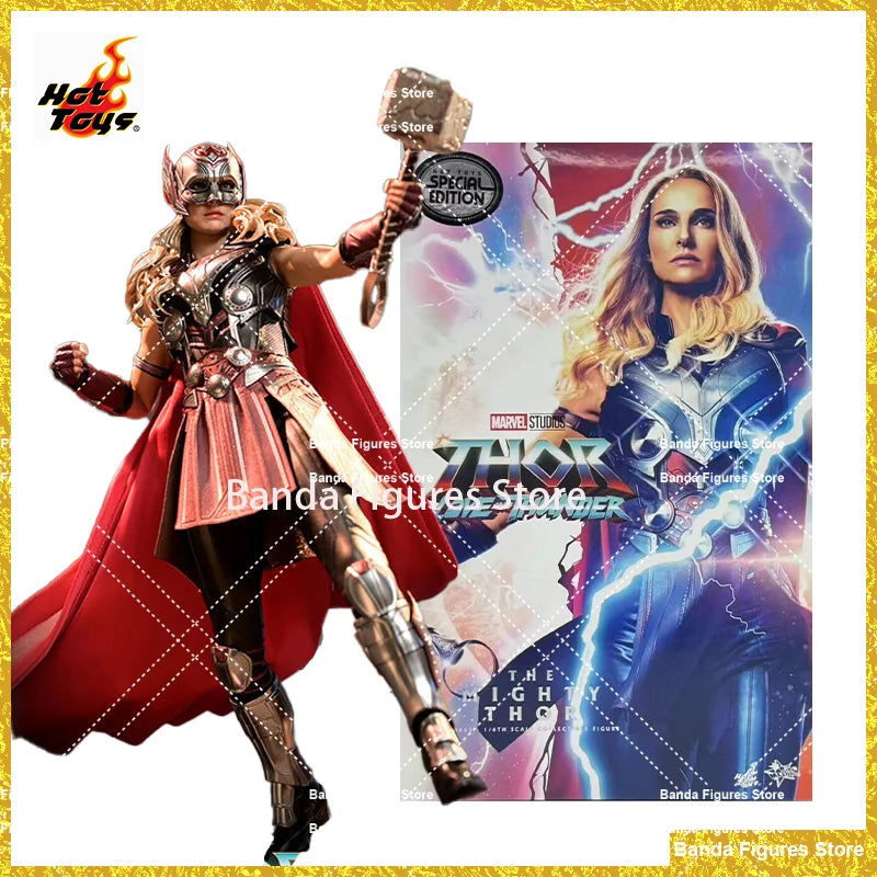 Original HotToys HT MMS663 Thor Love and Thunder 1/6 Mighty Thor In Stock Anime Action Collection Figures Model Toys