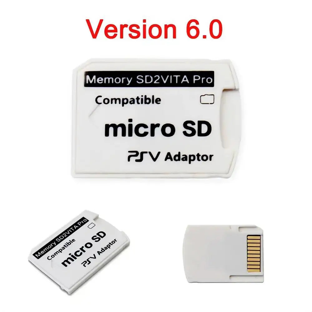 For PS Vita Memory TF Card Version 6.0 SD 2VITA Game Card Slot PSV 1000 2000 Adapter 3.65 System Mic