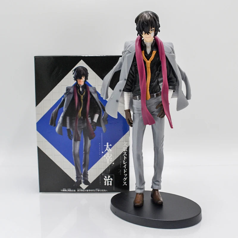 #657 Bungo Stray Dogs Dazai Osamu Anime Figure #676 Nakahara Chuuya Action Figure Ryunosuke Akutagawa Figurine Model Doll Toys