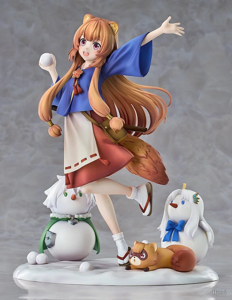 In Stock GSC The Rising Of The Shield Hero Raphtalia Playing In The Snow 1/7 Toys Collection Animation Figures