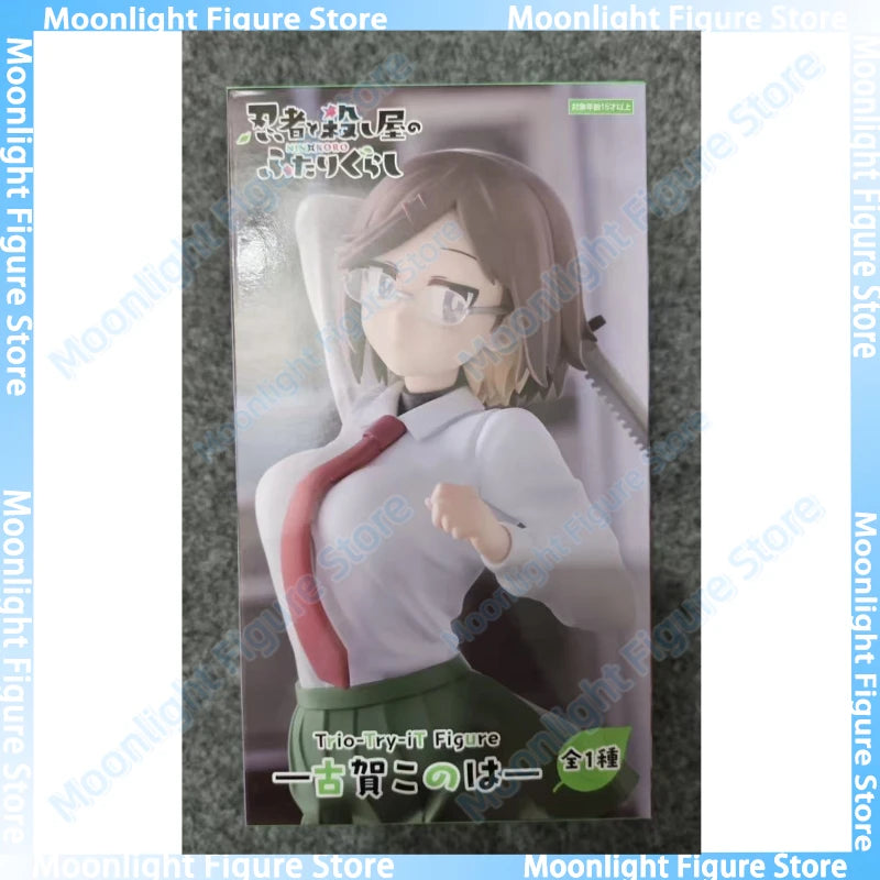 In Stock FuRyu Trio-Try-iT Konoha Koga Satoko Kusagakure Desktop Cute Doll Anime Action Figure Toy Gift Model Collection