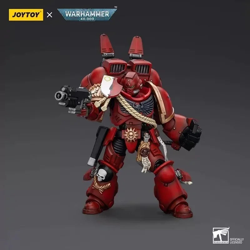 JOYTOY  40K 1/18 Action Figure Ultramarines Blood Angels Jump Pack Captain Figure Model Collection Toy Gift