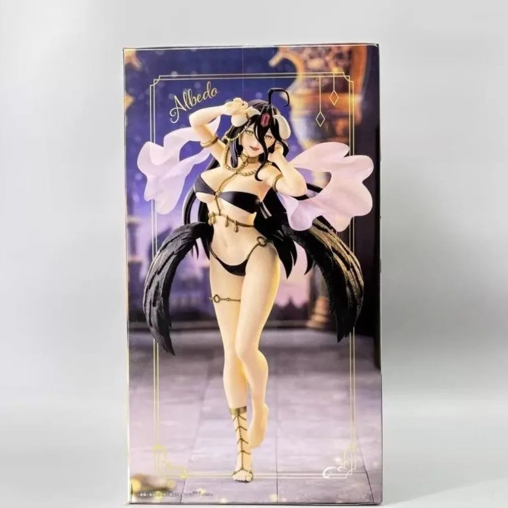 In Stock Bandai Original Genuine Banpresto Overlord Albedo Classical Tuning Sen'ya Ichiya Monogatari 21cm Model Toy Figures Gift