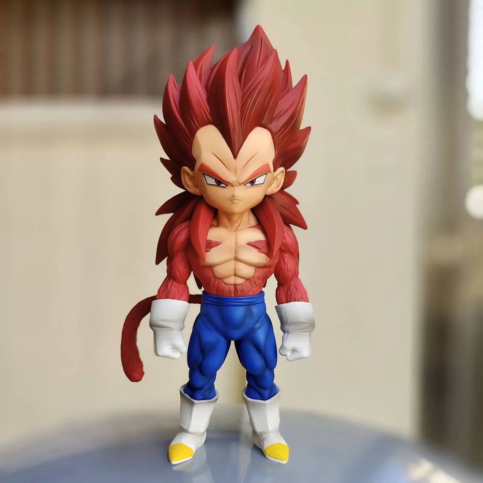 2026 New Q Version Dragon Ball Ssj3 Vegeta Figure  Super Saiyan 3 Goku Action Figures Collection Model Toys Birthday Gifts Decor