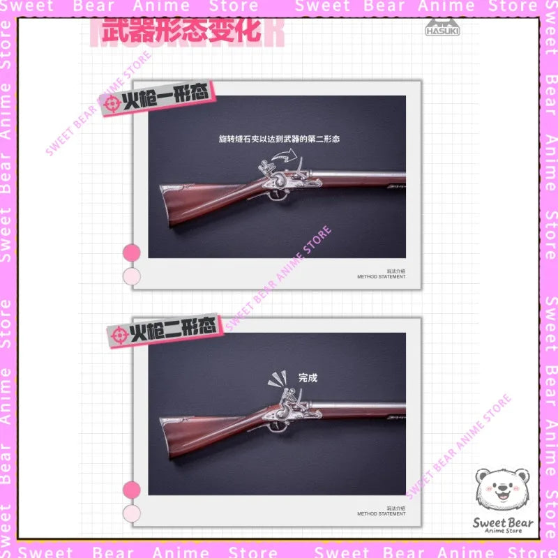 In Stock Deposit HASUKI PA010 1/12 Scale Musketeer Fitchko Action Figure Anime Model Trendy Toys Desktop Doll Collectibles