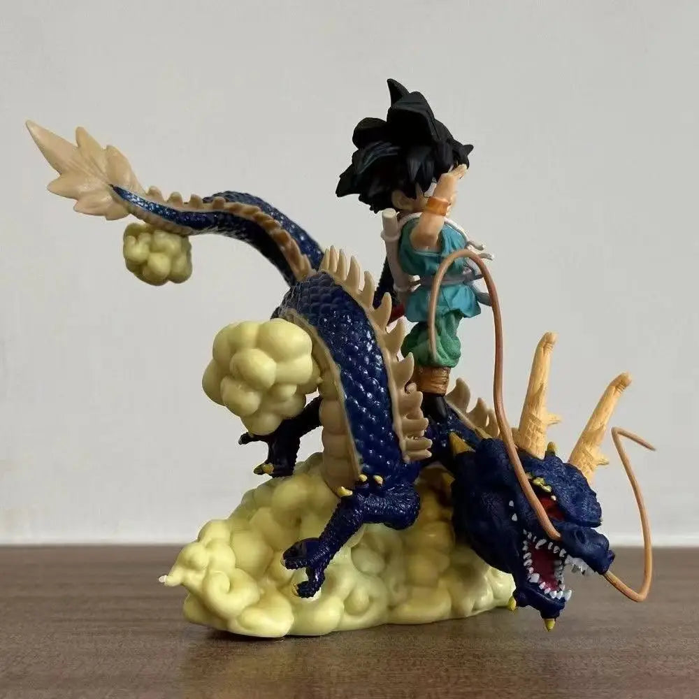 Anime Dragon Ball Figure GoodBye Goku Shenron Son Goku Super Saiyan PVC Action Figure Collection Statue Doll Model Toy Gift