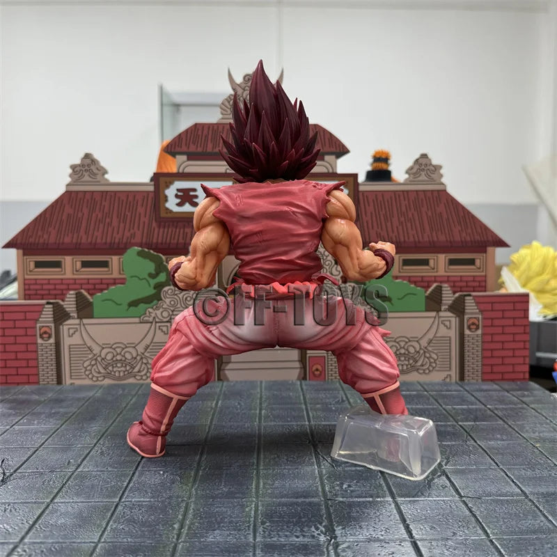 24cm Anime Dragon Ball Z Kaiouken Goku Figure Super Saiyan Son Goku Action Figurine Pvc Statue Collection Model Toys Gifts