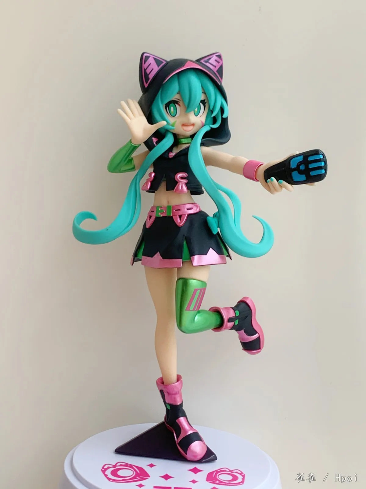 BANDAI 18CM Anime Hatsune Miku Figure Piapro Characters Live Stage Ver Model Toy Gift Action Figure Doll Ornaments PVC