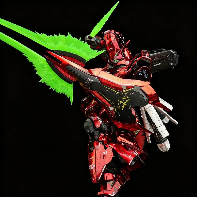 RG 1/144 Sazabi Assembly Model Kit Clear Color Mechanical Core Plating In-Stock Action Figure Desktop Decoration Trendy Toy Gift
