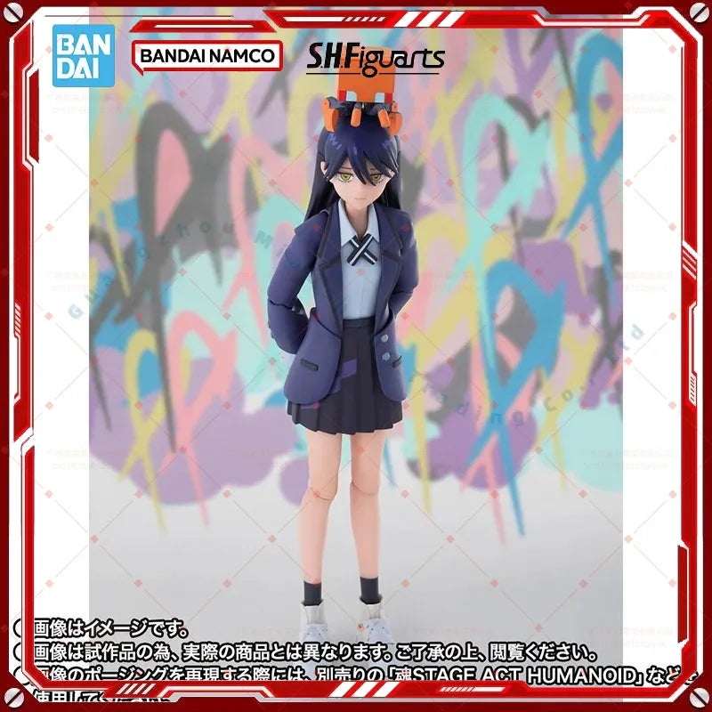 Bandai S.H.Figuarts SHF Gundam GQuuuuuux Nyaan Amate Yuzuriha Machu Anime Full Action Figure Finished Model Kit Toy Gift for kid