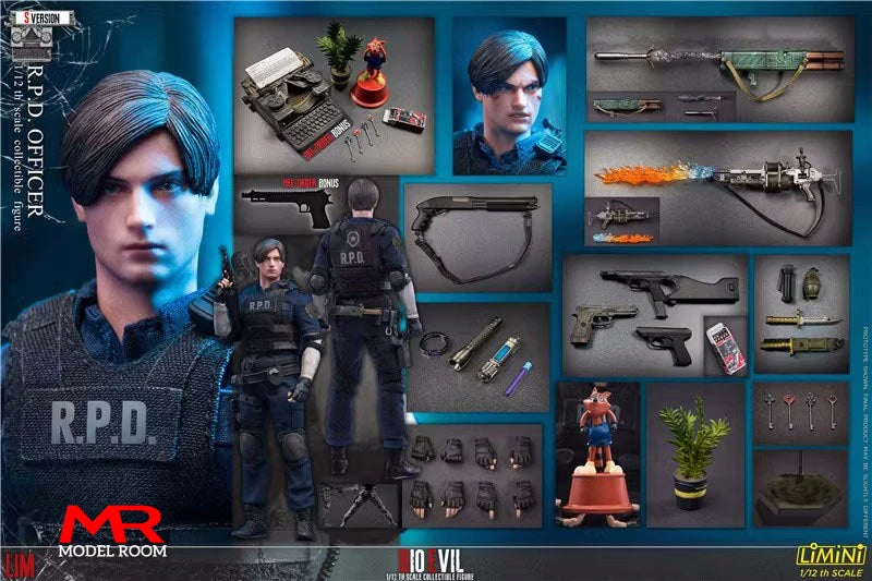 LIMTOYS LiMiN 1/12 Фигурка на полицай 6 инча Мъжки войник Модел Пълен комплект Колекционерска играчка