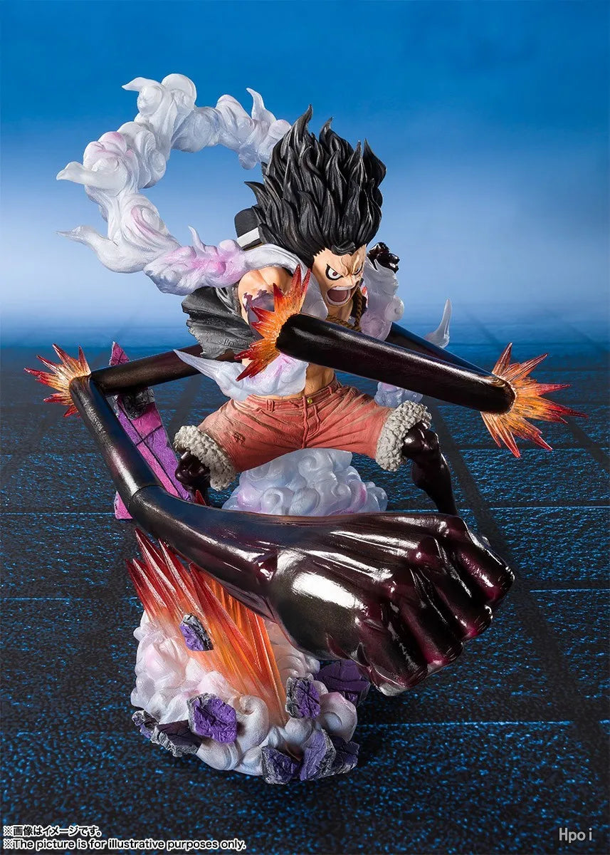 【MT】Original Bandai FiguartsZERO ONE PIECE Monkey D. Luffy Fourth Gear Great Snake Man · King Snake Action Figure Toy