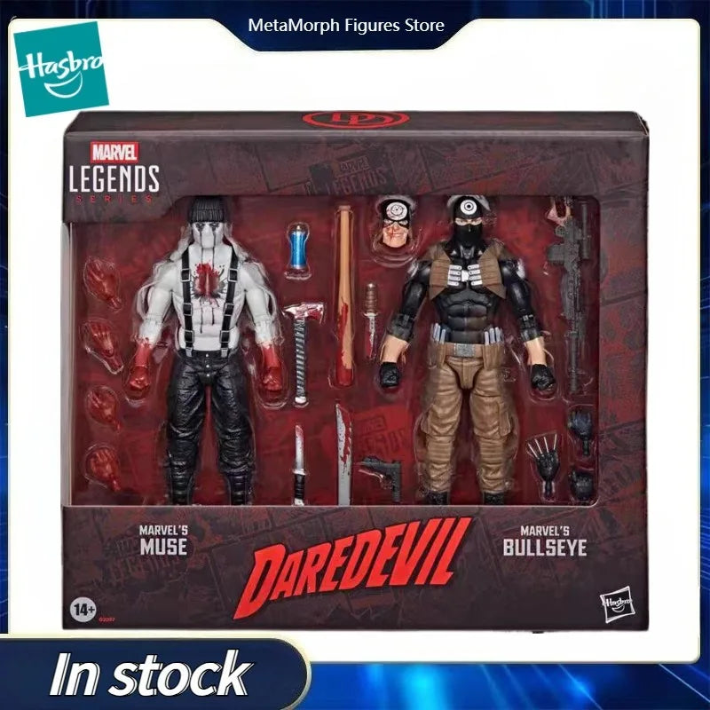 【Pre Sale】Original Hasbro Marvel Legends Series MARVEL'S MUSE/MARVEL'S BULLSEYE Anime Figure Toy Collection Model