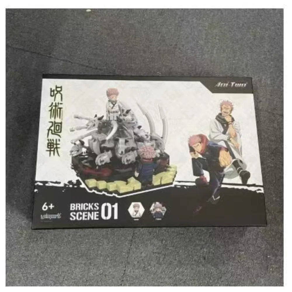 SUNRISEPOP Jujutsu Kaisen Bausteine ​​Ryōmen Sukuna Yuuji Itadori Ornamente Kunstwerk Figur Anime Action Modell Spielzeug Geschenk