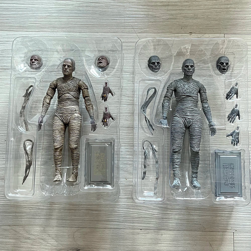 Neca Mummy Figure Universal Monster Black And White karloff Colorful Model Action Figure Toys Birthday Gifts