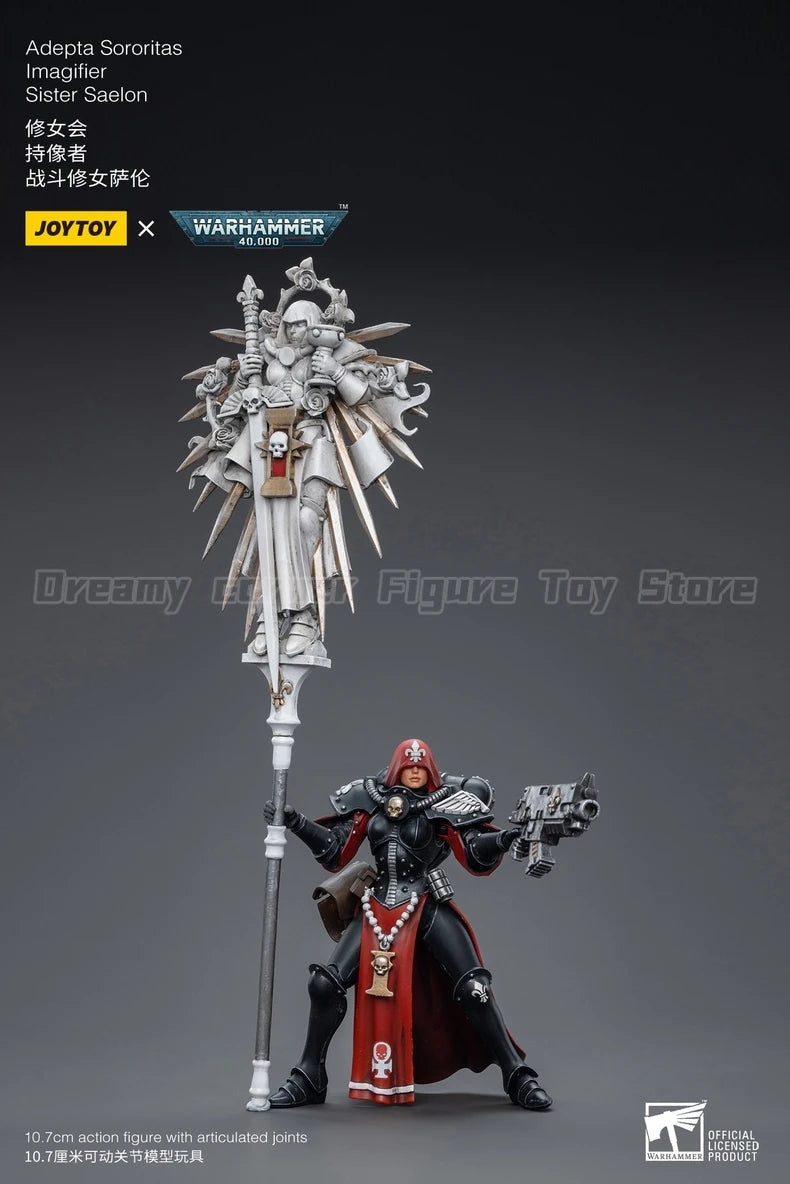 【In Stock】JOYTOY Warhammer 40K Adepta Sororitas Battle Sister 5PCS 1/18 Action Figure Model Toys