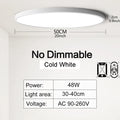 50CM Große Deckenleuchte Smart APP/Fernbedienung Dimmbar für Schlafzimmer 48W Deckenleuchten AC 110/220V LED-Leuchten für Wohnzimmer 