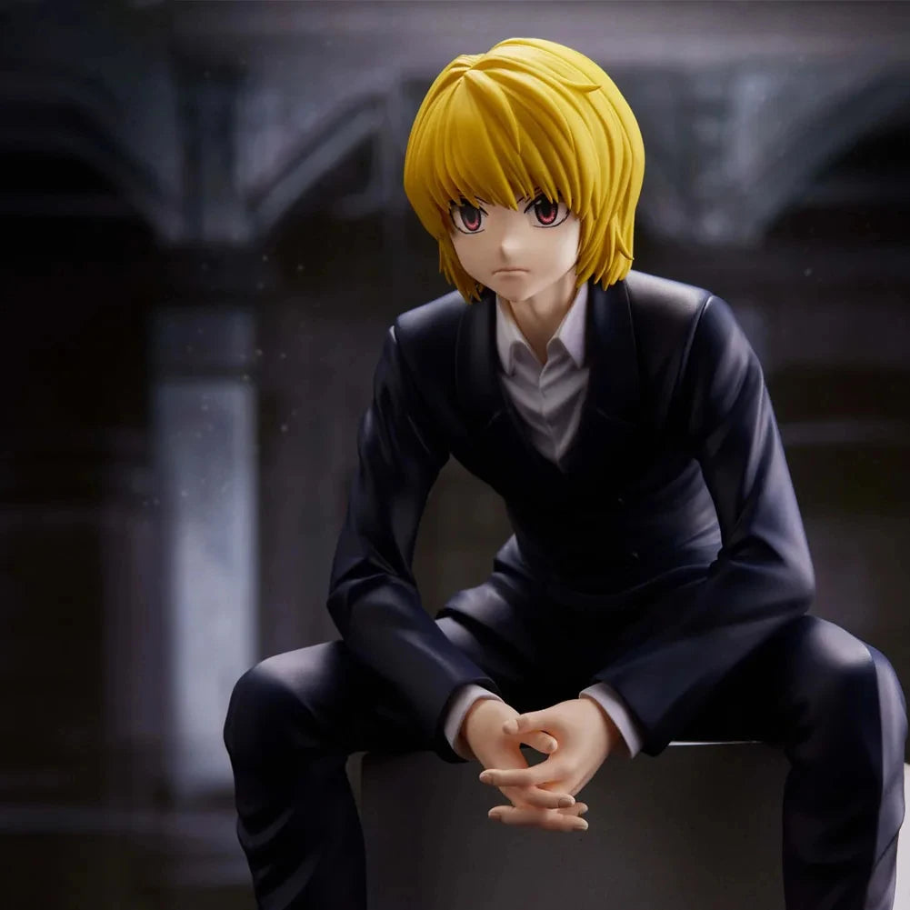 14см Курапика Фигурка Сладко Аниме ХЪНТЪР x ХЪНТЪР PVC Миниатюри Орнаменти Японска Манга Модел Кукла Играчка Гараж Комплекти GK Фигурка