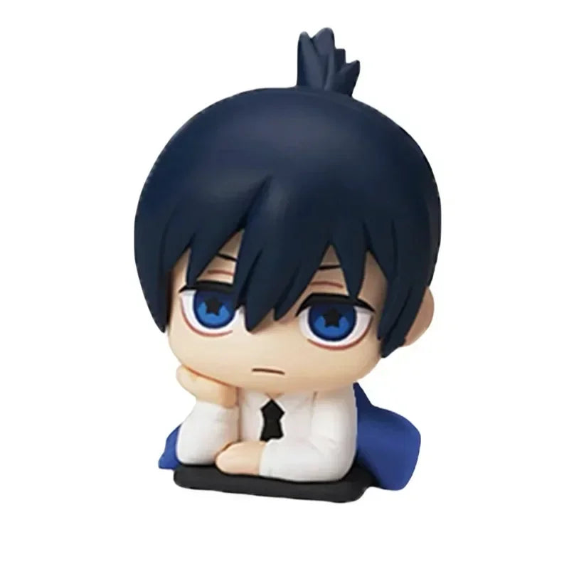 1inch Cute Chainsaw Man Action Figurine Mini Denji Power Makima Sleep Statues Aki Hayakawa Pochita Anime Figure Home Decorations