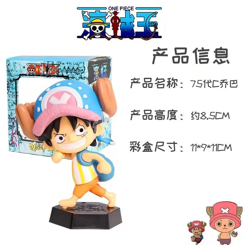 9 Anime One Piece Tony Tony Chopper Cos Luffy Saber Figure Model Buggy Toy Sabo Gift Car Ornament Action Figure Collect Gifts