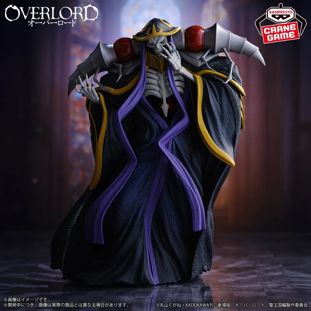 In Stock Bandai Original Genuine Banpresto Anime Overlord IV Ainz Ooal Gown 22cm Collection Model Toy Figures Birthday Gift