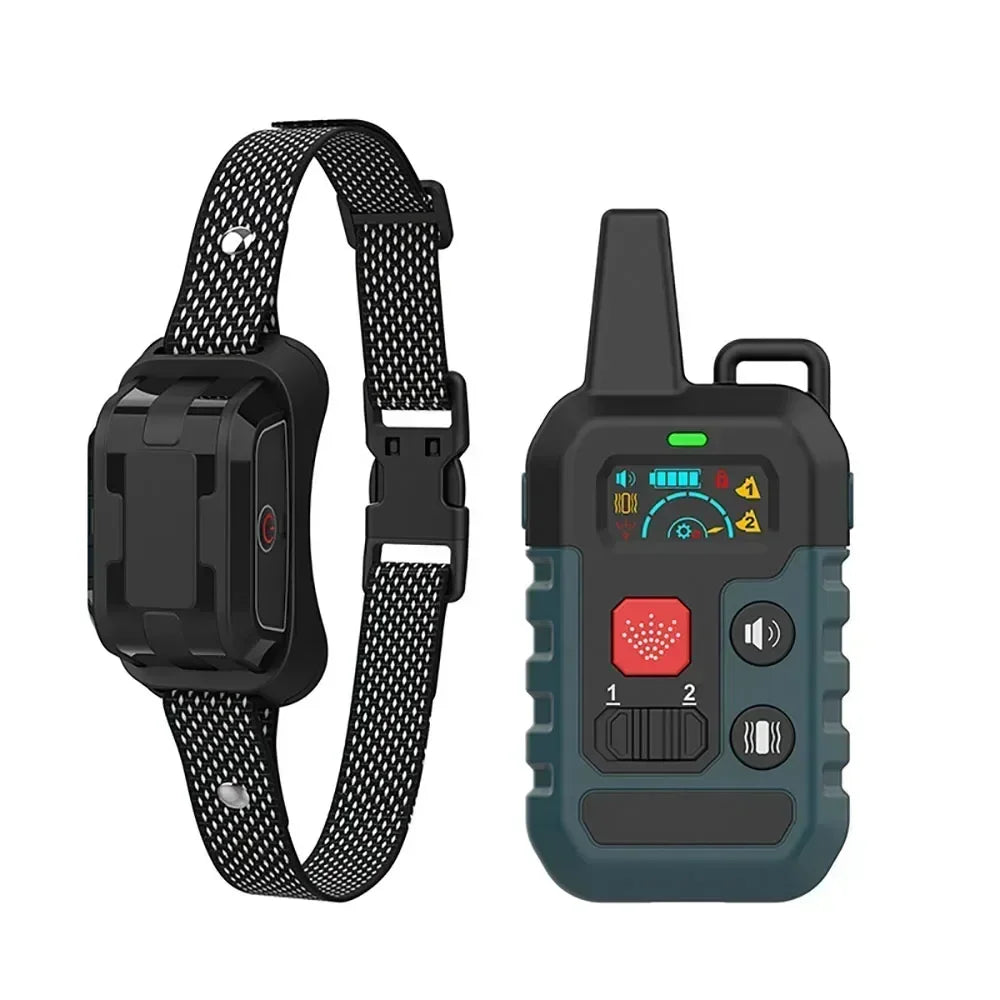 Remote Control Electronic Pet Shock Spray Anti-Barking Training Collar, New Professional Spray Dog Training Device, Color Screen