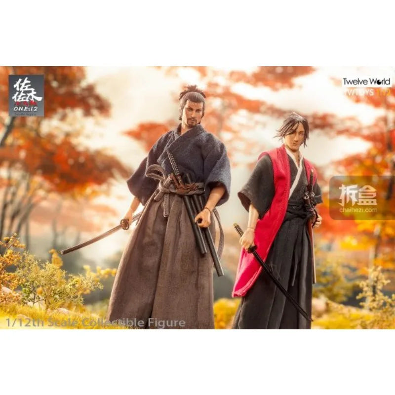 TWTOYS Original Sasaki Kojiro Japanese Swordsman 1/12 Mobile Doll Soldier 6-inch Model Toy Boy Gift Collection in Stock