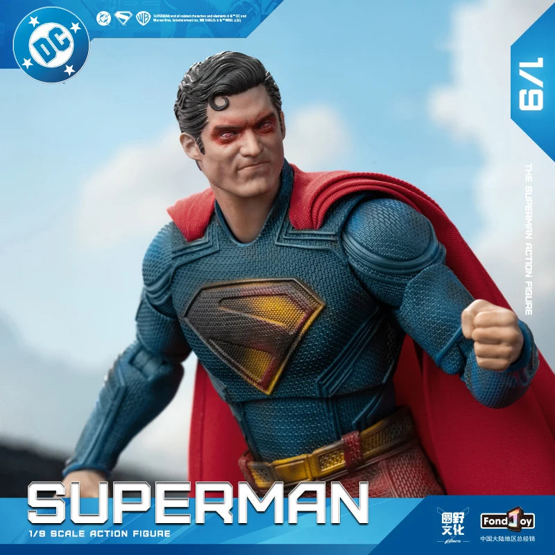 IN STOCK 2025 Fondjoy Battle Damaged Superman Action Figure David Corenswet 1/9 New Superman Figure Pvc Joint Movable