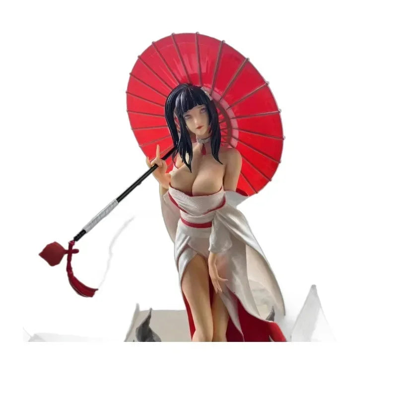 60 cm NARUTO Figuren Hyuga Hinata Action Figur Ver. GK Anime Action Collection PVC Figur Statue Modell Spielzeug für Kinder Geschenke