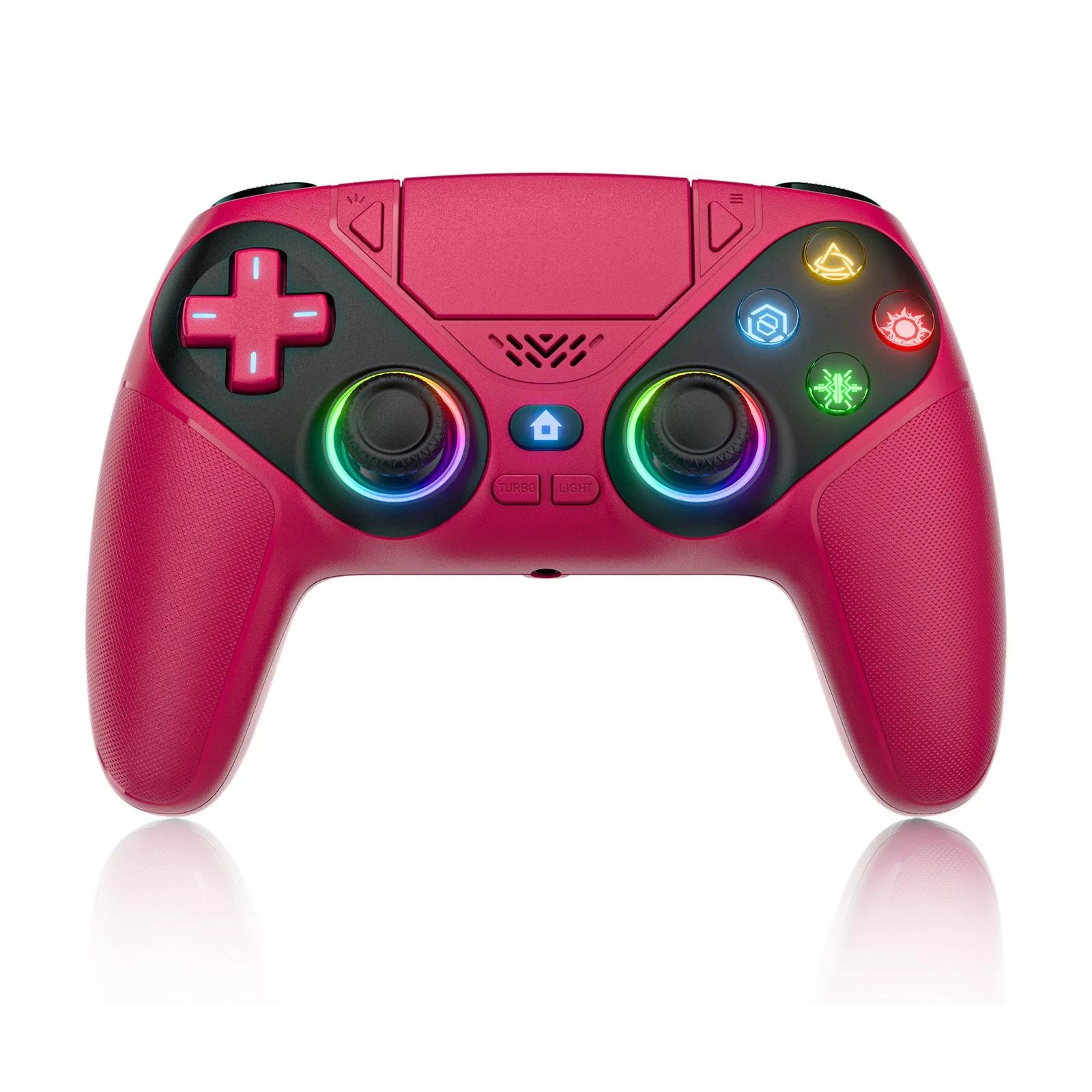 Controller for PS5/Playstion 5 Pro/Slim/PC Wireless Gamepad Hall Effect Trigger RGB Turbo Vibration Programmable Button Joystick