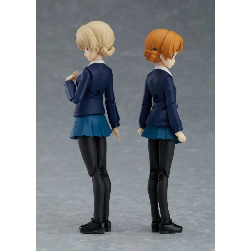 In Stock Original Max Factory Figma#406 Girls Und Panzer Der Film Darjeeling Anime Figures Action Figures Toys Gifts Ornaments